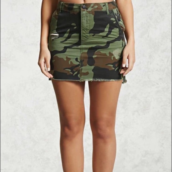 Forever 21 Dresses & Skirts - Camo Mini Skirt - NWOT!